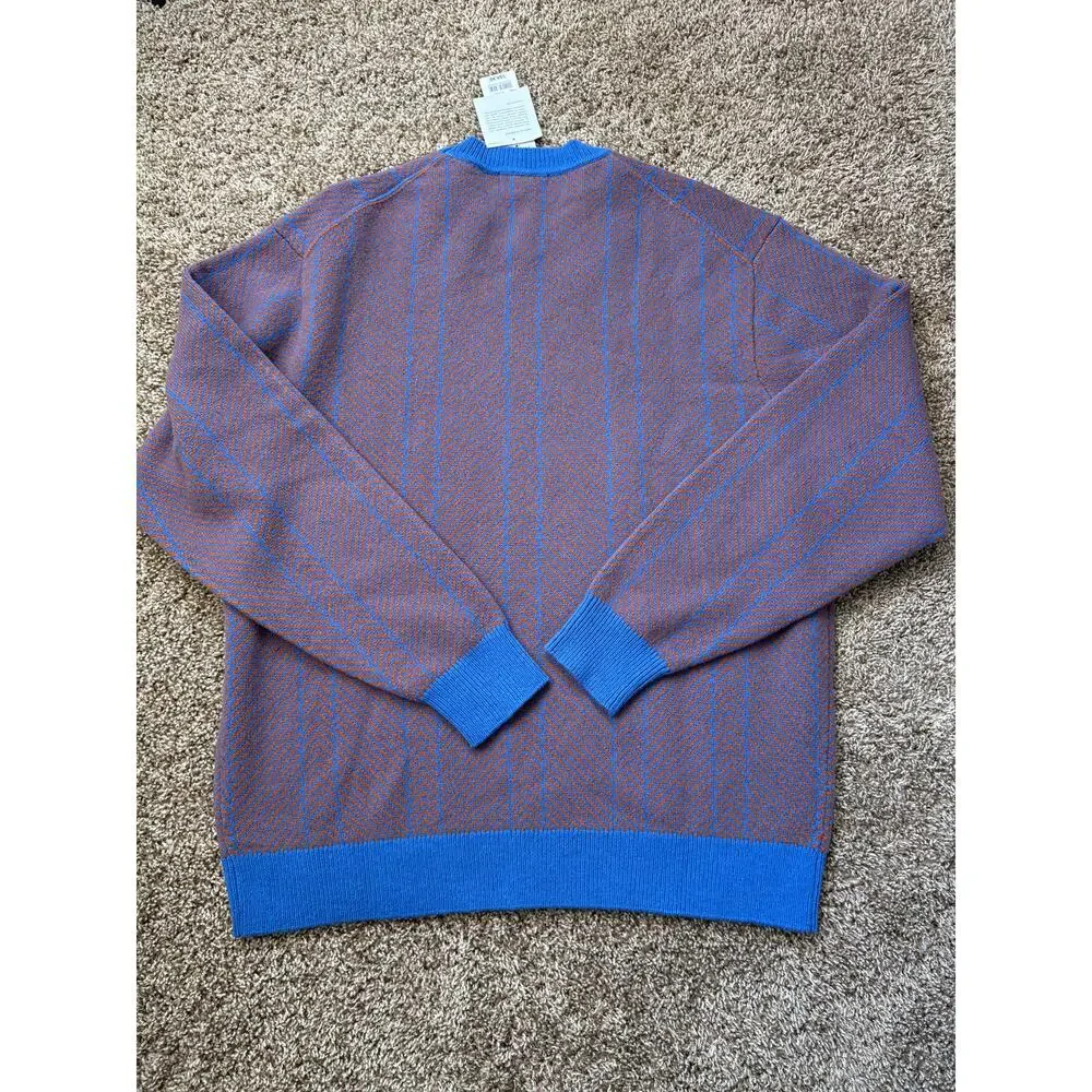 NWT Uniqlo x JW Anderson Lambswool Herringbone Crewneck Sweater Mens Size XL